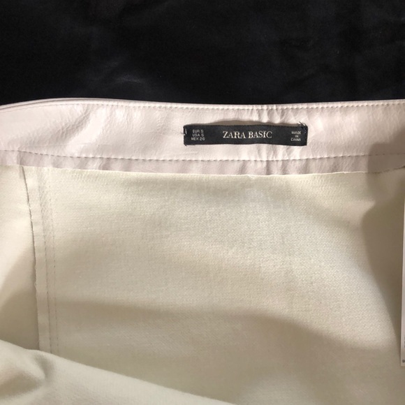 A-line Zara Faux Leather Skirt 🌸 - Picture 8 of 8